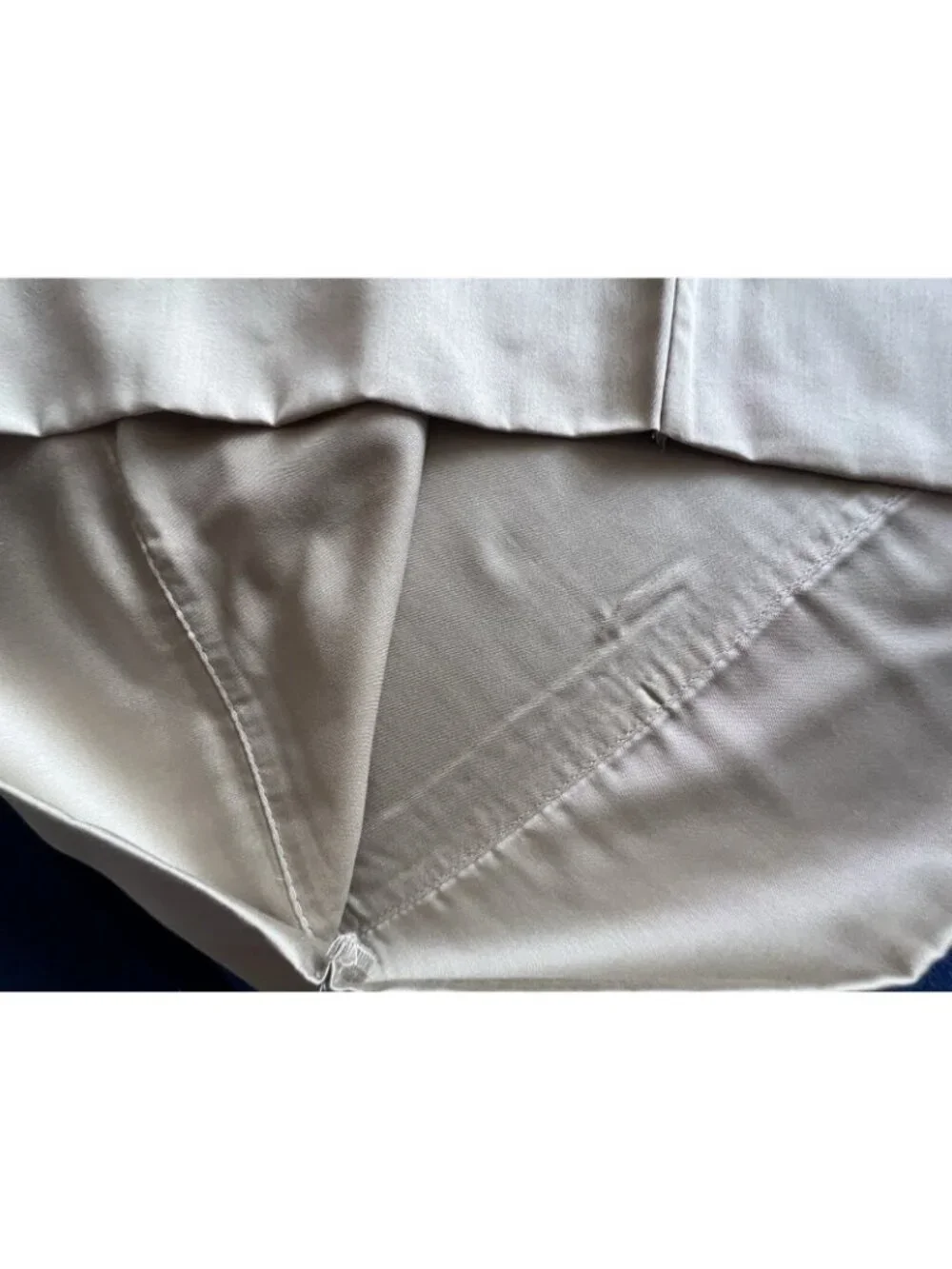 QUEEN Standard Pair Pillowcases Ecru Tan 100% Cotton 300TC Pure Earth PRISTINE